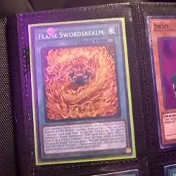 Flame Swordsrealm MZMI-EN006 1st Edition - Super Rare - Image 1