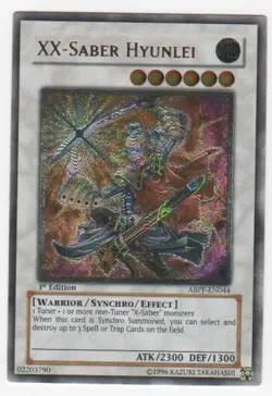 XX-Saber Hyunlei - ABPF-EN044 - Ultimate Rare - Unlimited Edition x1 - Near Mint - Image 1