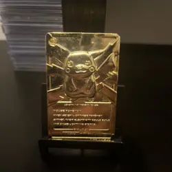 1999 Pokemon Burger King 23K Gold Plated Pokemon Card - Pikachu - Image 2