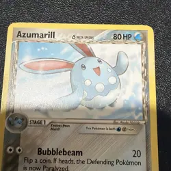 Pokemon Card Azumarill (Delta Species) 19/113 Delta Species Regular 2005 LP - Image 2