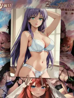 Non-Holo Beautiful Waifu Card Goddess Story CCG Anime Waifu Double Sided - Image 1