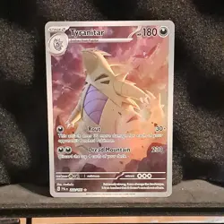 Tyranitar 222/193 Sv02: Paldea Evolved Holo Illustration Rare Pokemon TCG - Image 1