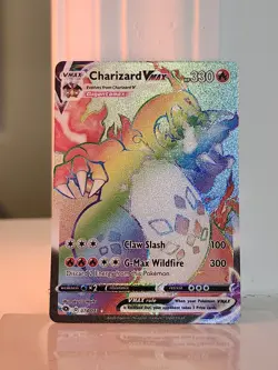 Charizard VMAX 074/073 Champion's Path Secret Rare Rainbow Full Art, Potential10 - Image 1