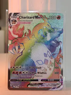 Charizard VMAX 074/073 Champion's Path Secret Rare Rainbow Full Art, Potential10 - Image 2