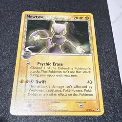 Pokemon TCG Mewtwo 24/110 Delta Species 200 Non Holo LP - Image 1