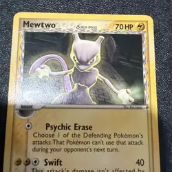 Pokemon TCG Mewtwo 24/110 Delta Species 200 Non Holo LP - Image 2