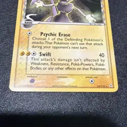 Pokemon TCG Mewtwo 24/110 Delta Species 200 Non Holo LP - Image 3