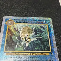 Pokemon TCG: Omastar - 58/110 Legendary Collection Reverse Firework Holo CREASE - Image 3