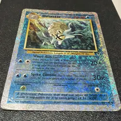 Pokemon TCG: Omastar - 58/110 Legendary Collection Reverse Firework Holo CREASE - Image 4
