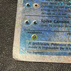 Pokemon TCG: Omastar - 58/110 Legendary Collection Reverse Firework Holo CREASE - Image 5