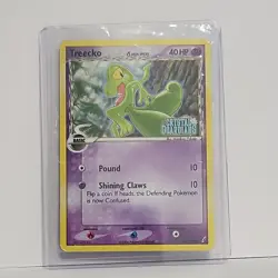 Pokemon TCG Treecko 68/100 EX Crystal Guardians Reverse Holo Common Basic 40 HP - Image 1