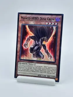 Yu-Gi-Oh! Masked Hero Dusk Crow MZMU-EN014 Super Rare 1st Ed. - Image 1