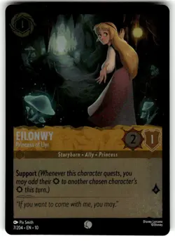 Eilonwy Princess of Llyr Foil 7/204 Whispers in the Well Disney Lorcana 001238 - Image 1