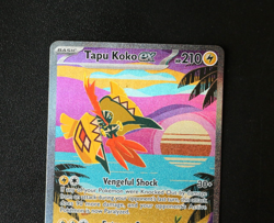 Pokemon Card - Tapu Koko EX 247/182 Paradox Rift Special Illustration Rare - NM⭐ - Image 2