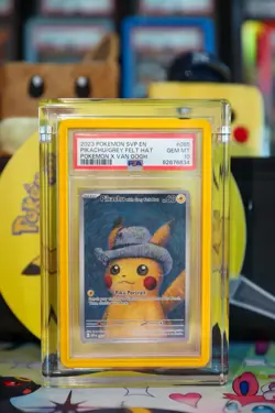 PSA 10 Pokemon Pikachu Van Gogh Promo Card 2023 #085 GREY FELT HAT - Image 2