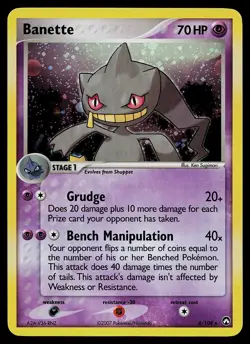 Pokemon Card - Banette Power Keepers 4/108 Holo Rare - Image 1