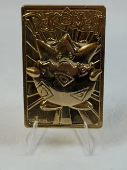 Pokemon Togepi 23k Gold Plated Trading Card 1999 Burger King Limited Edition - Image 2