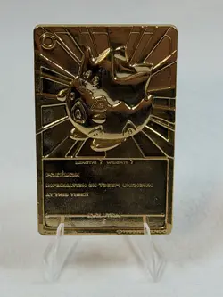 Pokemon Togepi 23k Gold Plated Trading Card 1999 Burger King Limited Edition - Image 3