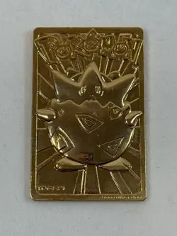 Pokemon Togepi 23k Gold Plated Trading Card 1999 Burger King Limited Edition - Image 4