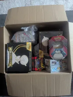 New Sealed Large Box Of Pokemon Cards And Boxes - Image 1