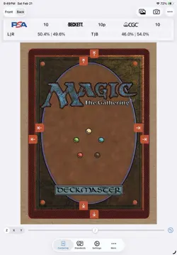 MTG BAD MOON (indents) Unlimited Edition Regular LP/NM+ Rare Magic The Gathering - Image 4