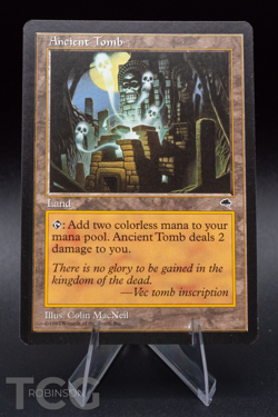 Ancient Tomb: 1997 Magic the Gathering - Tempest Regular - Image 1