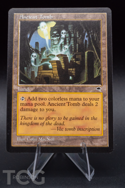 Ancient Tomb: 1997 Magic the Gathering - Tempest Regular - Image 1