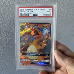 Pokemon 2019 Charizard GX 9/68 Hidden Fates PSA 9 100% authentic - Image 1