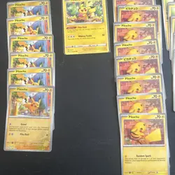 Pokemon TCG Pikachu & Raichu Mixed Card Lot - Image 3