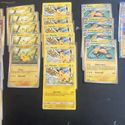 Pokemon TCG Pikachu & Raichu Mixed Card Lot - Image 4