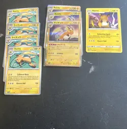 Pokemon TCG Pikachu & Raichu Mixed Card Lot - Image 5