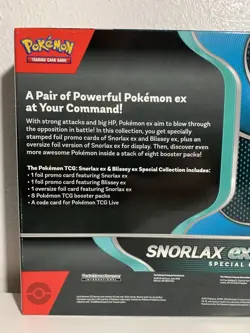Pokemon Snorlax Ex & Blissey Ex Special Collection Box! Walmart Exclusive, 8Pks - Image 3