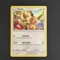 Pokemon TCG Eevee Hidden Fates 48/68 Holo Rare - NM - Image 1