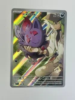 Pokemon TCG - N’s Zorua - 189 Black Star Promo - 2025 S&V: JTG - ETB Promo - Image 3