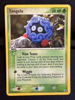 Pokemon EX FireRed & LeafGreen Tangela Rare (30/112) NM/LP - Image 1