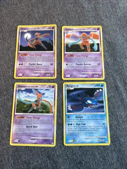 Lot Of 4 Pokemon Legends Awakened #24,25,26,32/146 Deoxys&Kyogre - Image 1