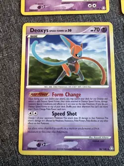 Lot Of 4 Pokemon Legends Awakened #24,25,26,32/146 Deoxys&Kyogre - Image 4