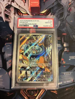2024 Pokemon TCG Stellar Crown - Squirtle #148/142 - PSA 10 GEM MT GEM MINT - Image 3