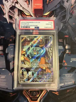 2024 Pokemon TCG Stellar Crown - Squirtle #148/142 - PSA 10 GEM MT GEM MINT - Image 5