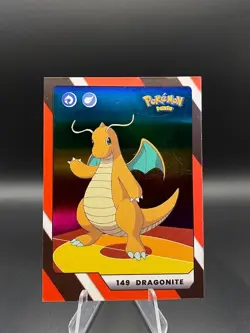 2025 Pokemon Full House Kanto #149 Dragonite Rainbow Foil - Image 1