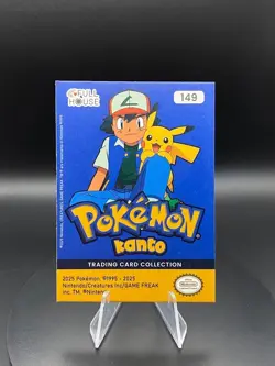 2025 Pokemon Full House Kanto #149 Dragonite Rainbow Foil - Image 2