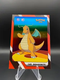 2025 Pokemon Full House Kanto #149 Dragonite Rainbow Foil - Image 3
