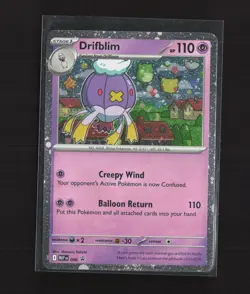 2x 2025 Pokemon Mega Evolutions Black Star Promo Drifloon MEP 005 + Drifblim 006 - Image 4