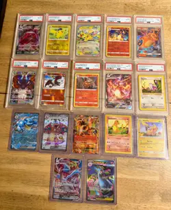 MUST SEE lot of Pokemon Cards! Graded! Rares! Charizard! Personal collection! - Image 1