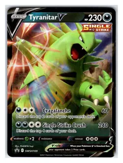 Pokemon TCG - Tyranitar V - SWSH: Sword & Shield Promo Cards SWSH109 Promo Holof - Image 1