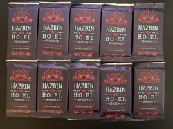 HAZBIN HOTEL Season 2 Trading Cards 1st Edition Booster Pack Sealed | Lot of 10 - Image 2