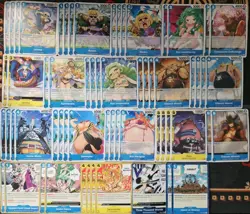 One Piece TCG OP14 Blue/Yellow Boa Hancock Deck + 50 Extra Cards - Image 2