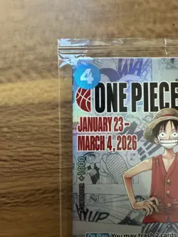 One Piece Monkey D. Luffy College Basketball US Voyage Promo Card P-055 Sealed - Image 3
