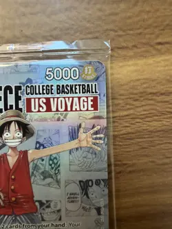 One Piece Monkey D. Luffy College Basketball US Voyage Promo Card P-055 Sealed - Image 4