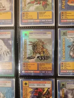 Vintage Digimon Card Collection Binder – 1999–2002 Bandai Holos 26 Cards - Image 4